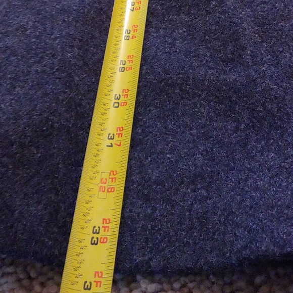 Adams row wool car/ walking overcoat 40R EUC - Picture 5 of 8